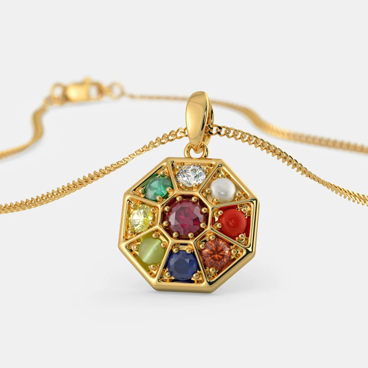 NAVARATNA PENDANT